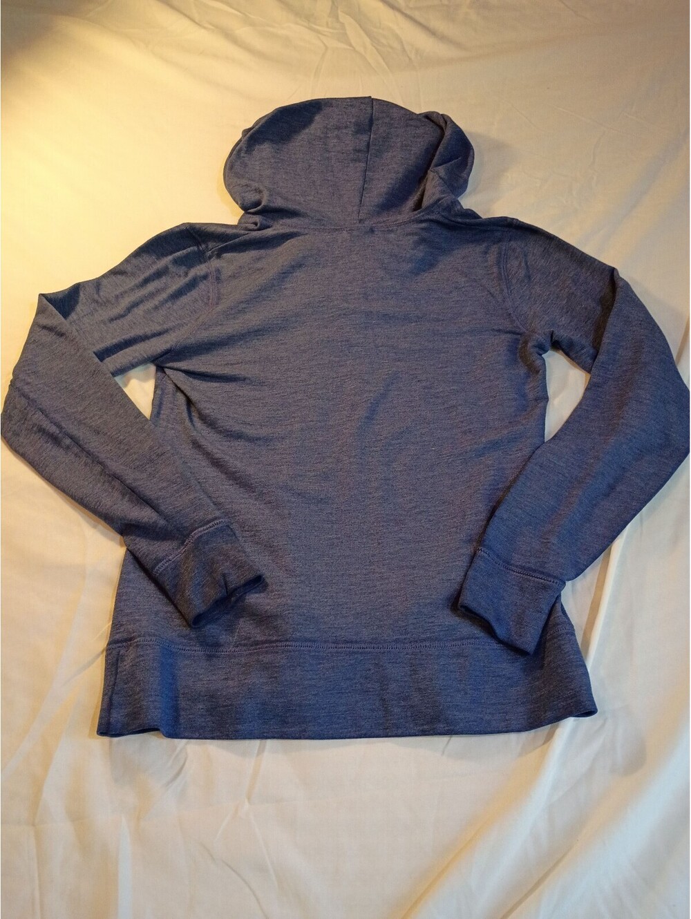 Reebok Women's Blue Lace-Up Hoodie Sweatshirt XS - Picture 2 of 10